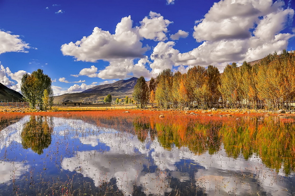 鸟瞰牛奶海——稻城亚丁全国摄影展（第六辑）