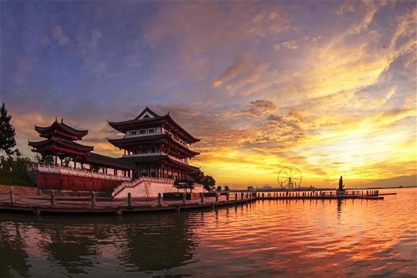 柳叶湖晨曦-——“桃花源里·诗画常德”摄影展（第三辑）