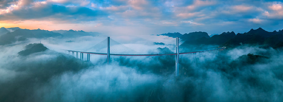 鸭池河大桥——贵州桥梁艺术摄影展（第一辑）