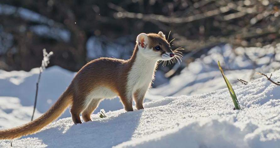 雪貂性格古怪又顽皮，简直萌翻了,雪貂适合当宠物吗？当然适合!