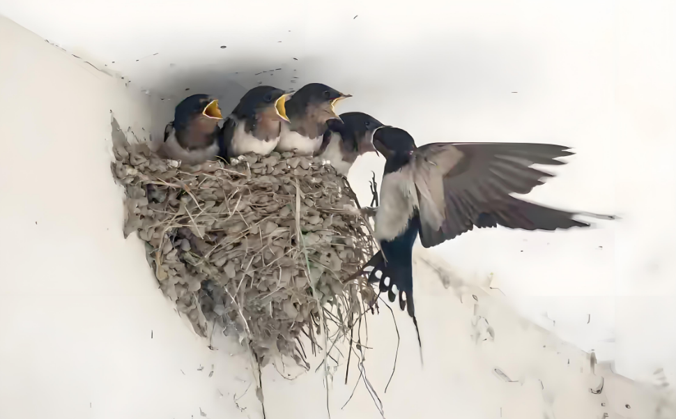 天呐！这家小店竟成了 42 窝燕子的 “家”！