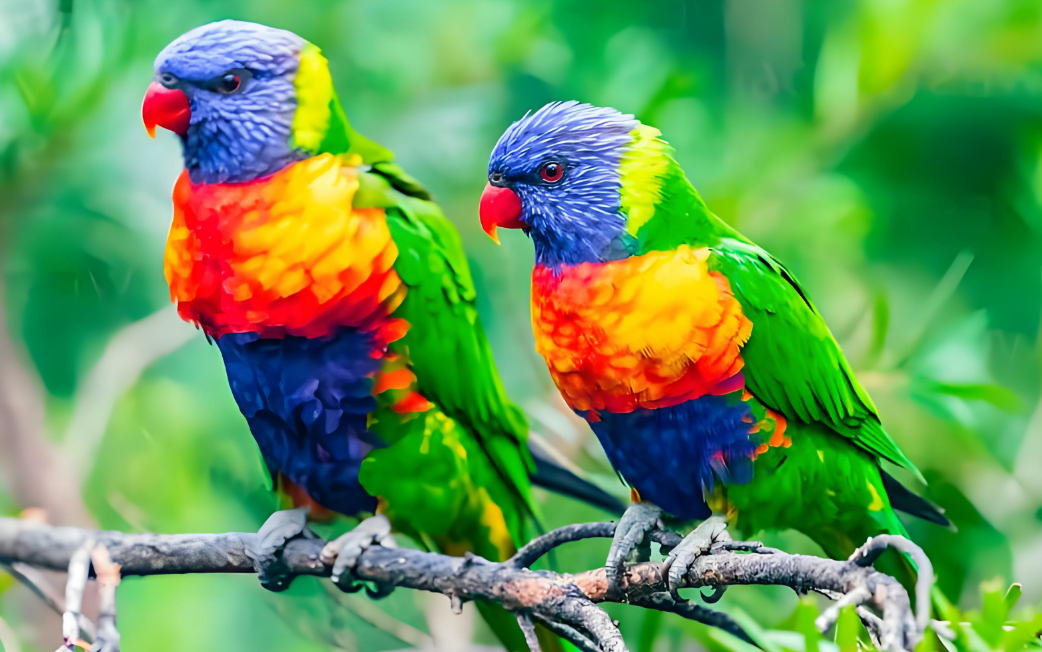 养吸蜜鹦鹉超简单？这些 “彩虹小机灵” 的照顾要点可得记牢啦！