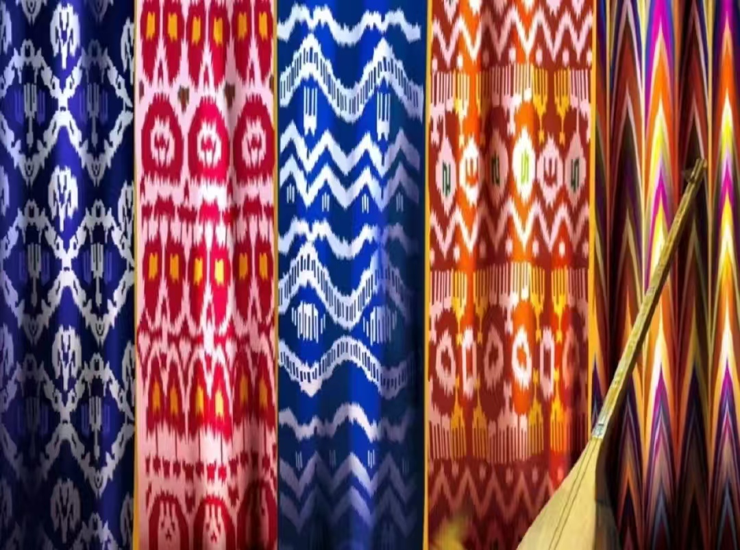 艾德莱斯绸：不是普通丝绸！是 “布谷鸟带花”，更是植物染的新疆美学
