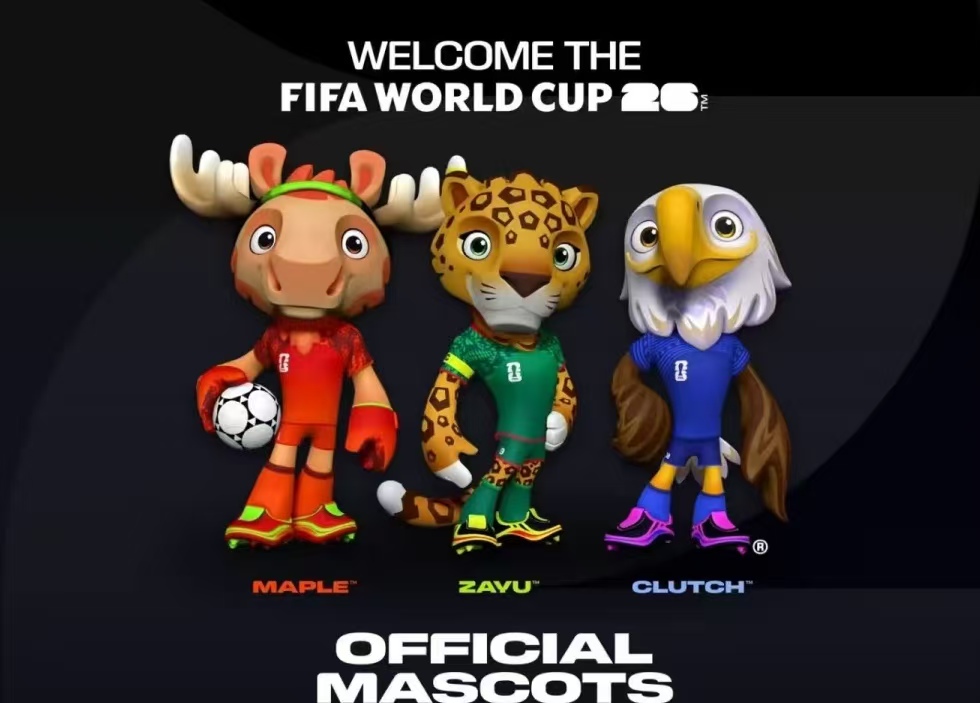 世界杯头一回！美加墨推出 3 个吉祥物，萌力拉满还会 “踢位置”？