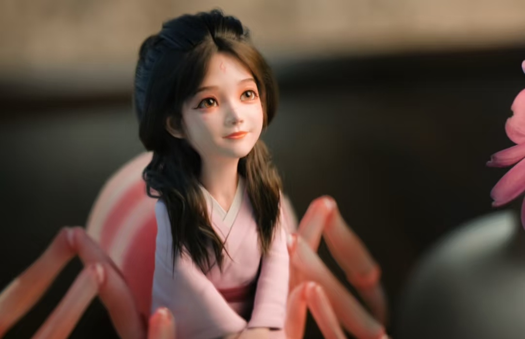 《天地剑心》小蜘蛛清瞳火疯了！谁能想到？萌到心巴的动作全是李一桐演的动捕！