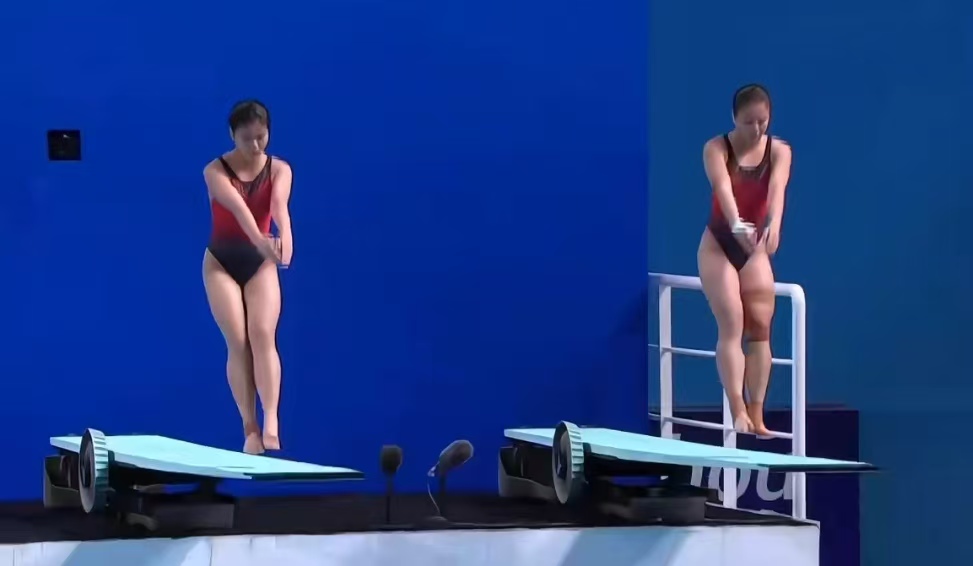 惊魂 1 秒！湖北选手双人 3 米板未入水获 0 分，全运会再爆跳水意外