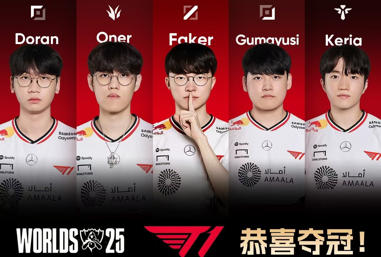 封神之夜！Faker 六冠加冕，T1 三连冠创纪录，英雄联盟赛场金色雨再为传奇落下！