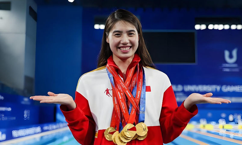 泳池绽放与味蕾惊喜：张雨霏的全运夺冠时刻与粤式情缘