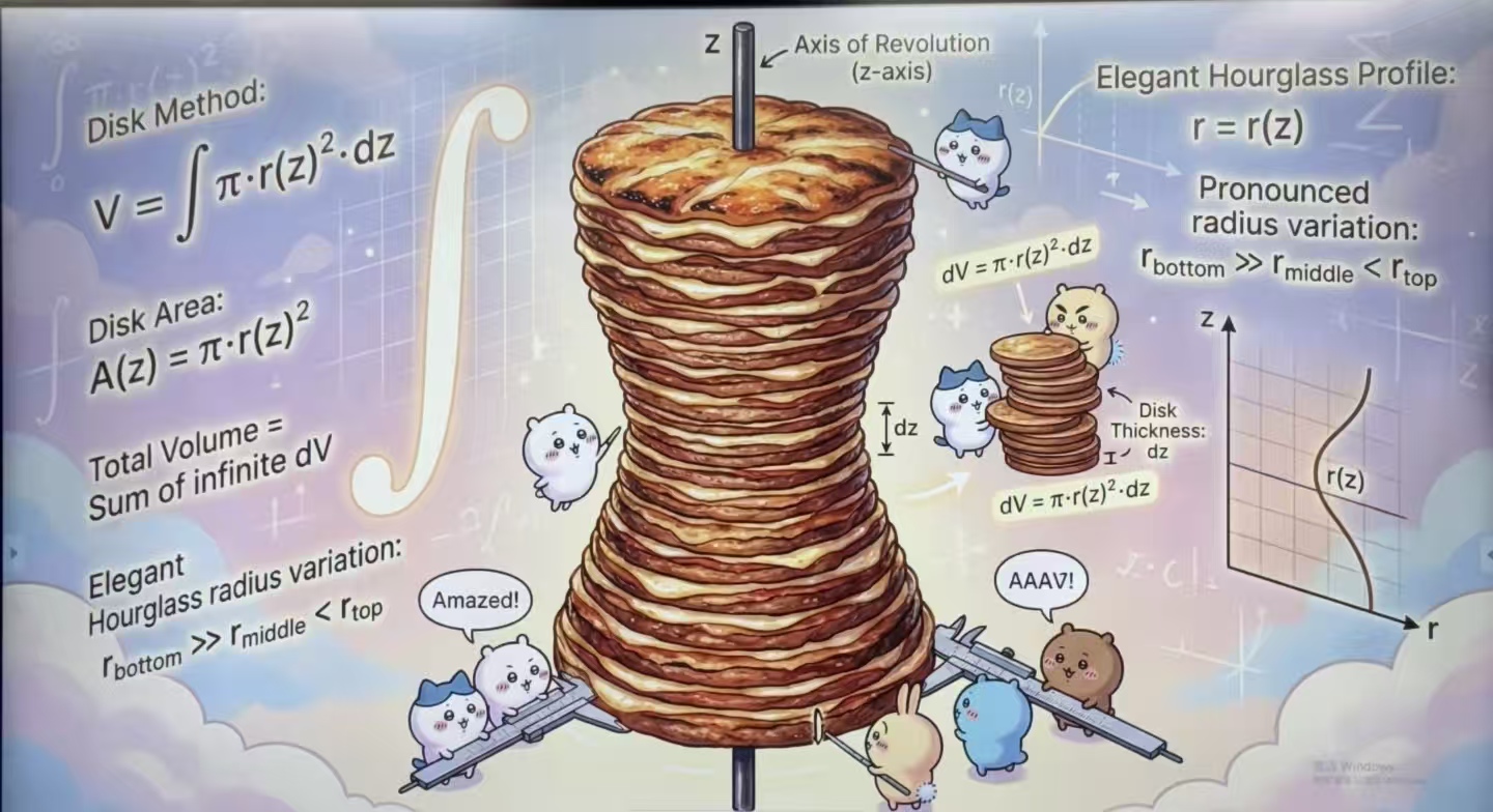 老师用烤肠讲懂积分，学生喊饿又喊会，美食教学能走多远？