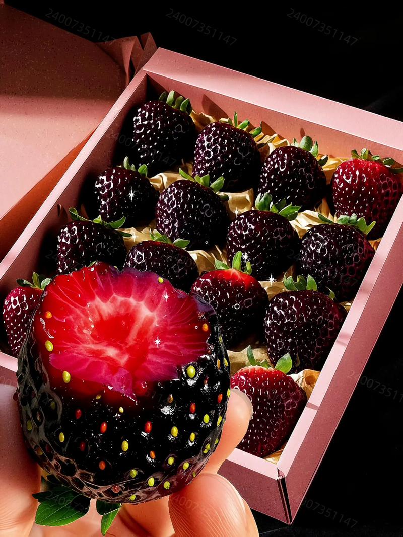 黑草莓卖到300元一斤：颜色偏黑惹关注，专家称产量低花青素高