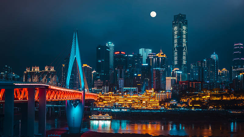 重庆山城夜景：一眼沦陷，人间震撼