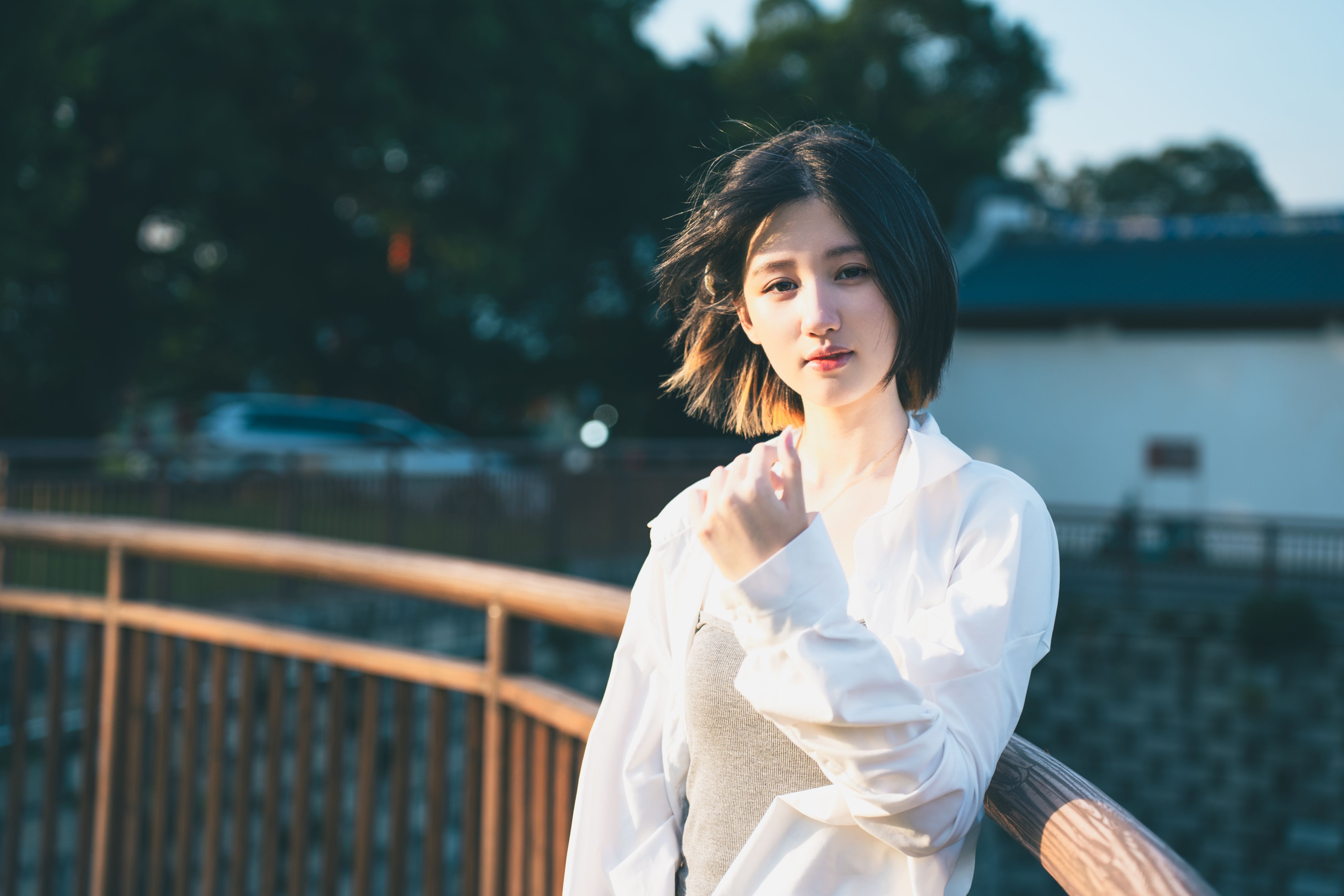 晴空碧水｜随性氛围感｜海边元气少女