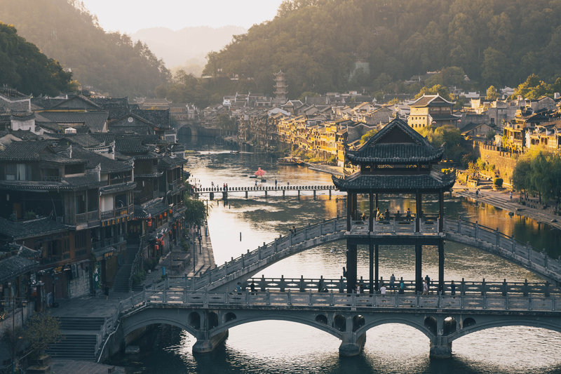 清溪绕古寨，中式水乡古村全景集