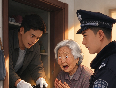 婆婆报警丢了4万，民警上门搜寻，意外发现已故老伴留下的 19 万