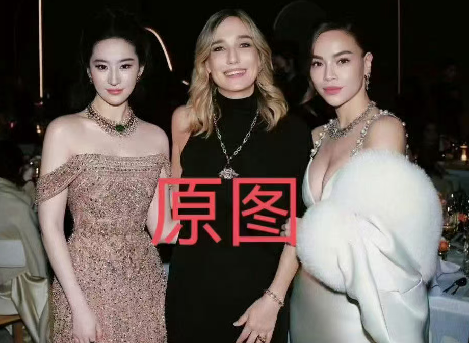 外网彻底吵翻！刘亦菲裁掉越南女星合照，反差场面太尴尬