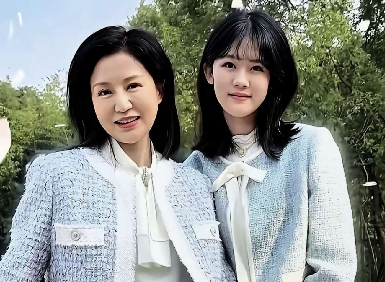 鲍蕾记录贝儿试装，陆毅远程参与选裙，网友投票能否选出心仪礼服